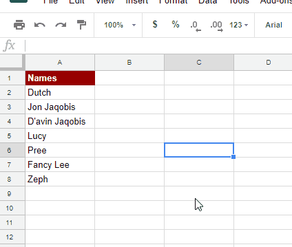 Create A New Column With Numbers - Google Sheets