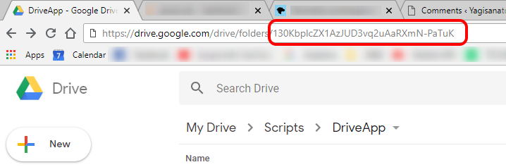 Google Drive Folder ID