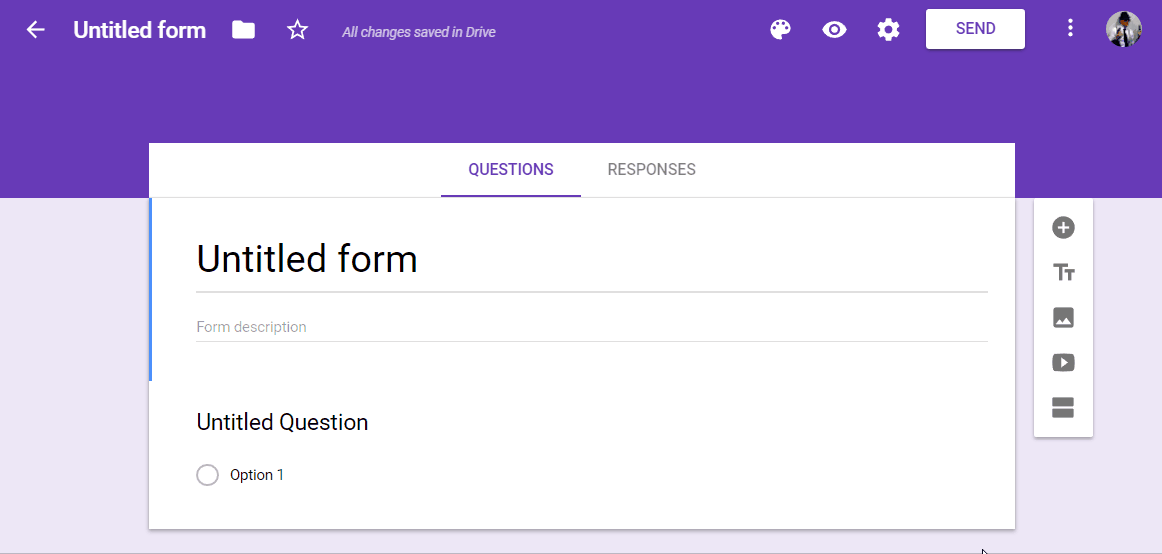 Google Form Title