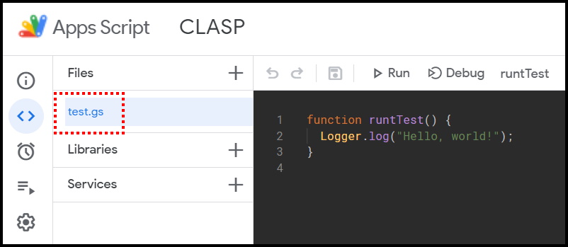 Google Apps Script Clasp - clasp open results in IDE