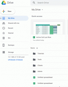 Google Sheets onOpen activate next empty row