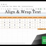 2 Google Sheets Shorts - align n wrap text