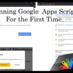 Running Google Apps Script for the first time