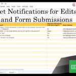24 Google Sheets Shorts - Get Notifications for Edits and Form Submissions