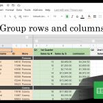 36 - Grouping Columns and Rows
