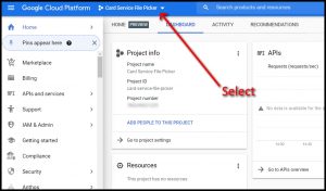 Google Workspace Add-on File Picker Change to GCP Stantard select project