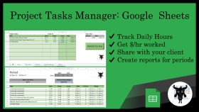 Project Tasks Manager: Google Sheets