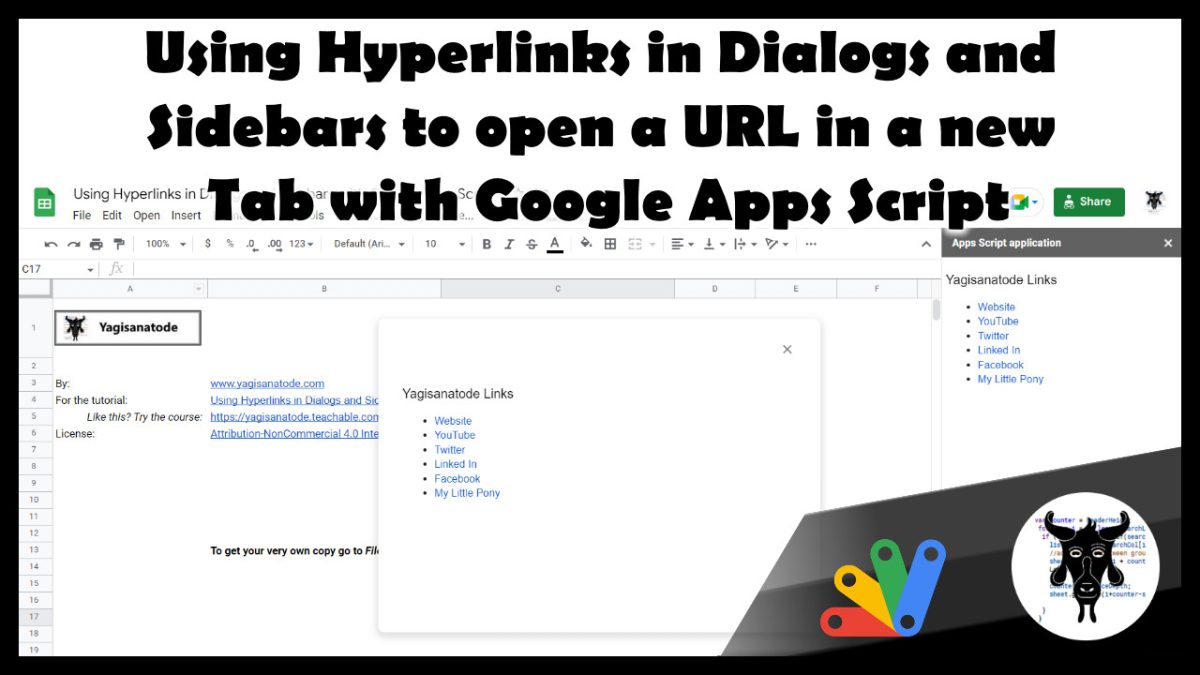 Using Hyperlinks in Dialogs and Sidebars to open a URL in a new Tab with Google Apps Script
