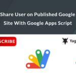 Share a user as a viewer on a published google site with apps script